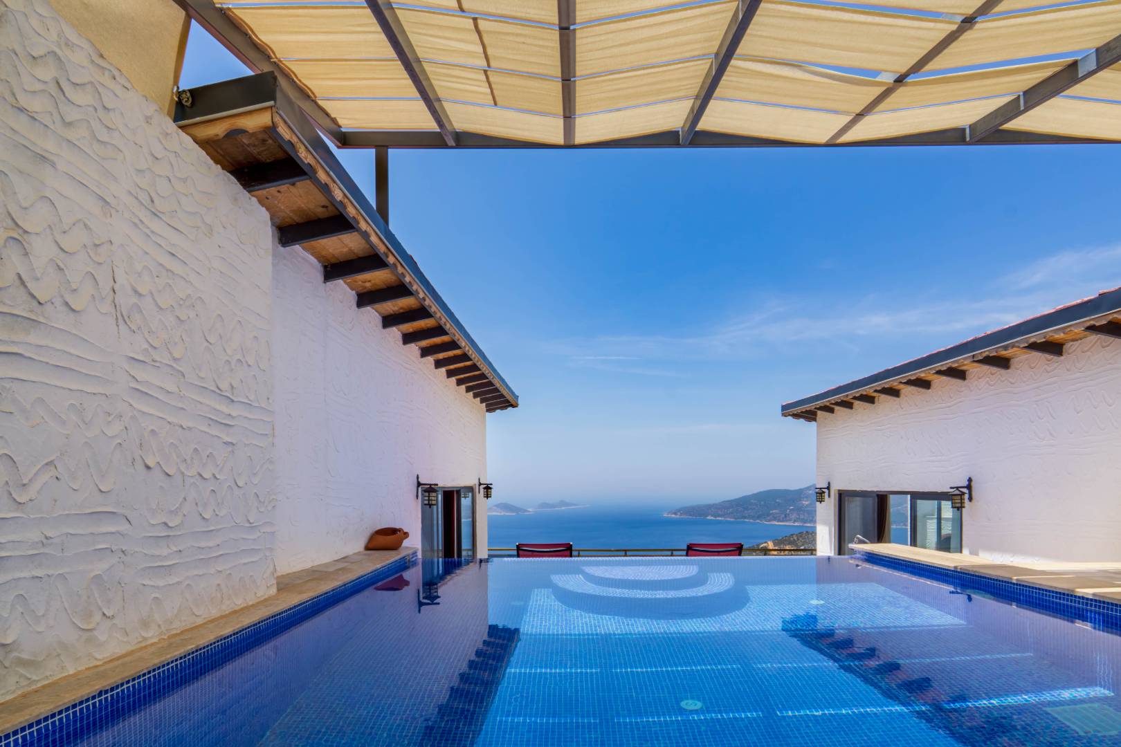 Kaş Bezirgan'da Balayı Çiftlerine Uygun, Özel Havuzlu, Kiralık Villa-33967