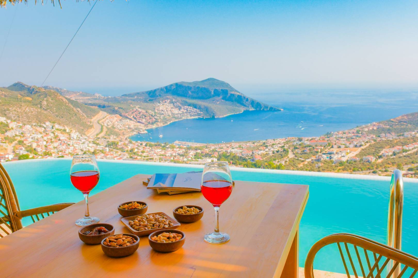 Kaş İslamlar'da Muhteşem Deniz Manzaralı, Özel Havuzlu, Tiny House-34011