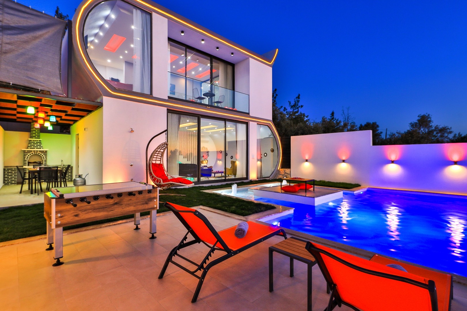 Kaş Kalkan'da Özel Havuzlu, Balayı Konseptli, Kiralık Villa