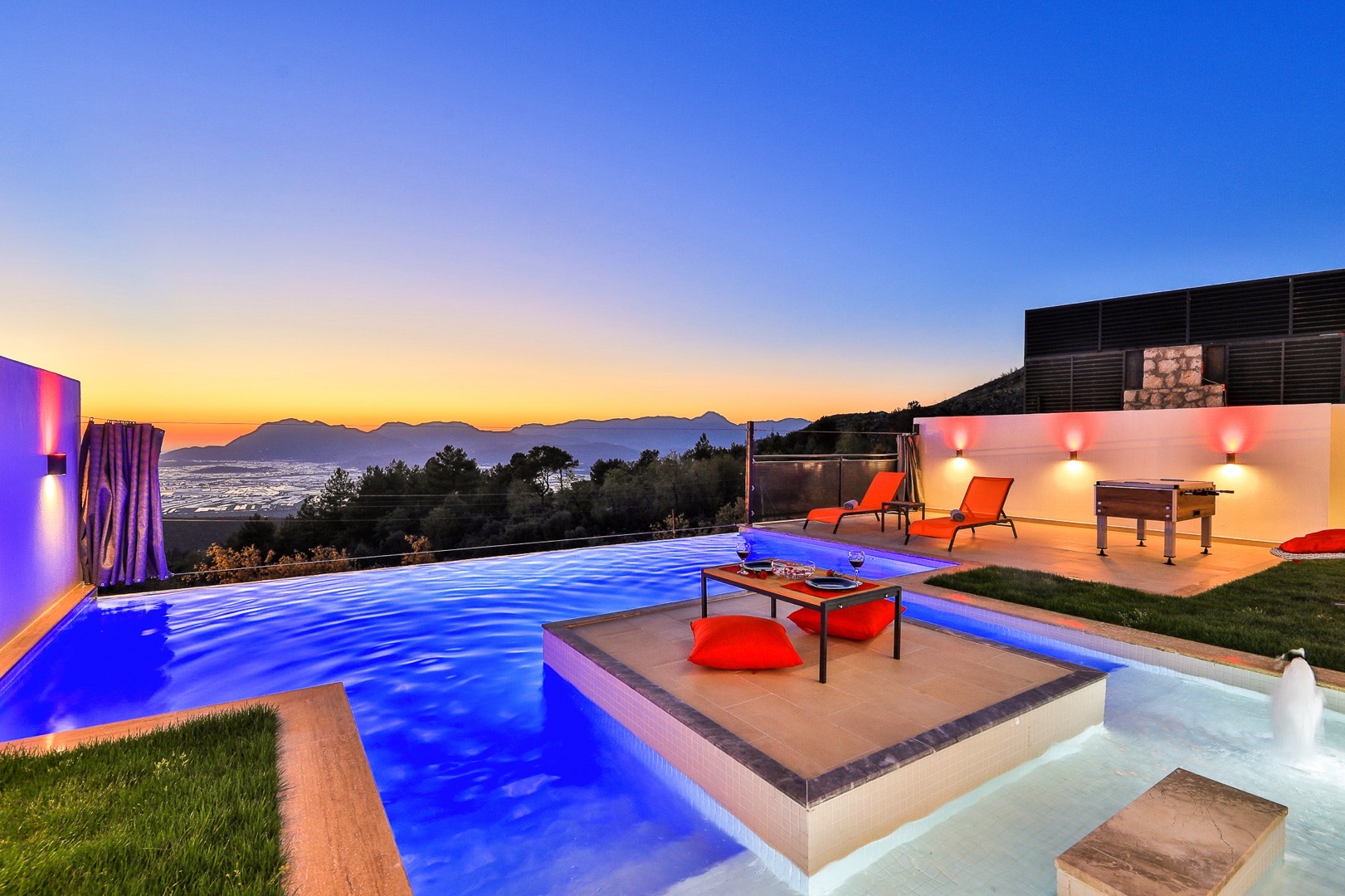 Kaş Kalkan'da Özel Havuzlu, Balayı Konseptli, Kiralık Villa-28384