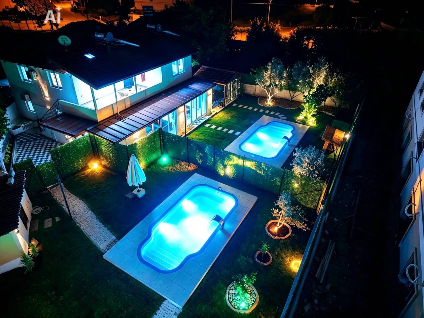 Muğla Gerişburnu'nda Sakin Konumda, Özel Havuzlu, Lüks Villa