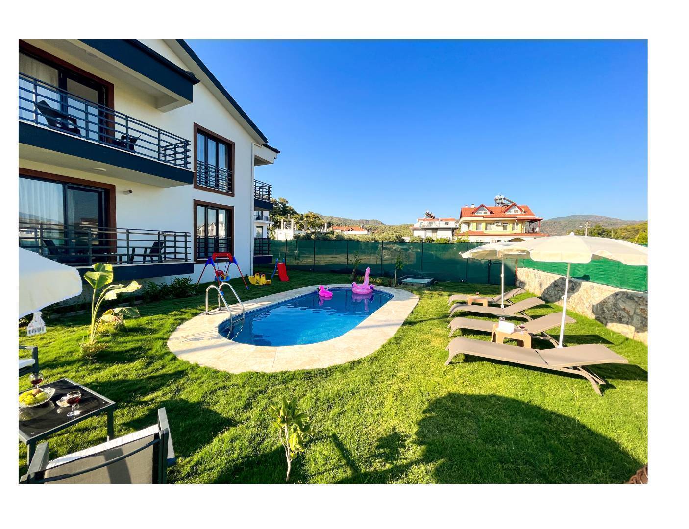 Fethiye Çiftlik'te Plaja Yürüme Mesafesinde, Özel Havuzlu, Şık Villa-34138