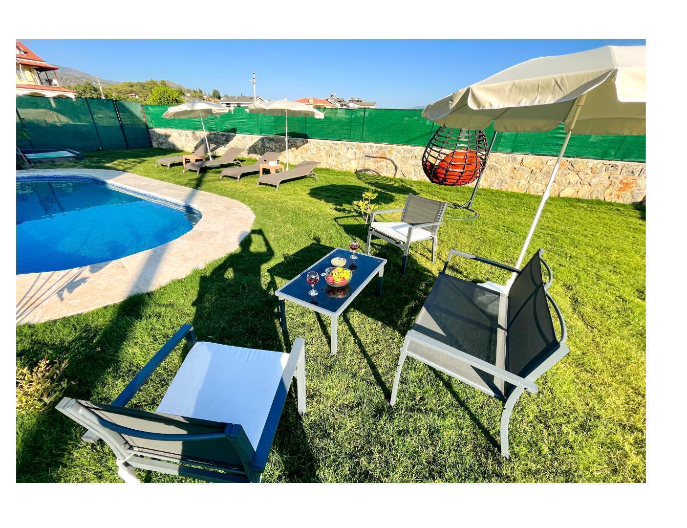 Fethiye Çiftlik'te Plaja Yürüme Mesafesinde, Özel Havuzlu, Şık Villa-34138