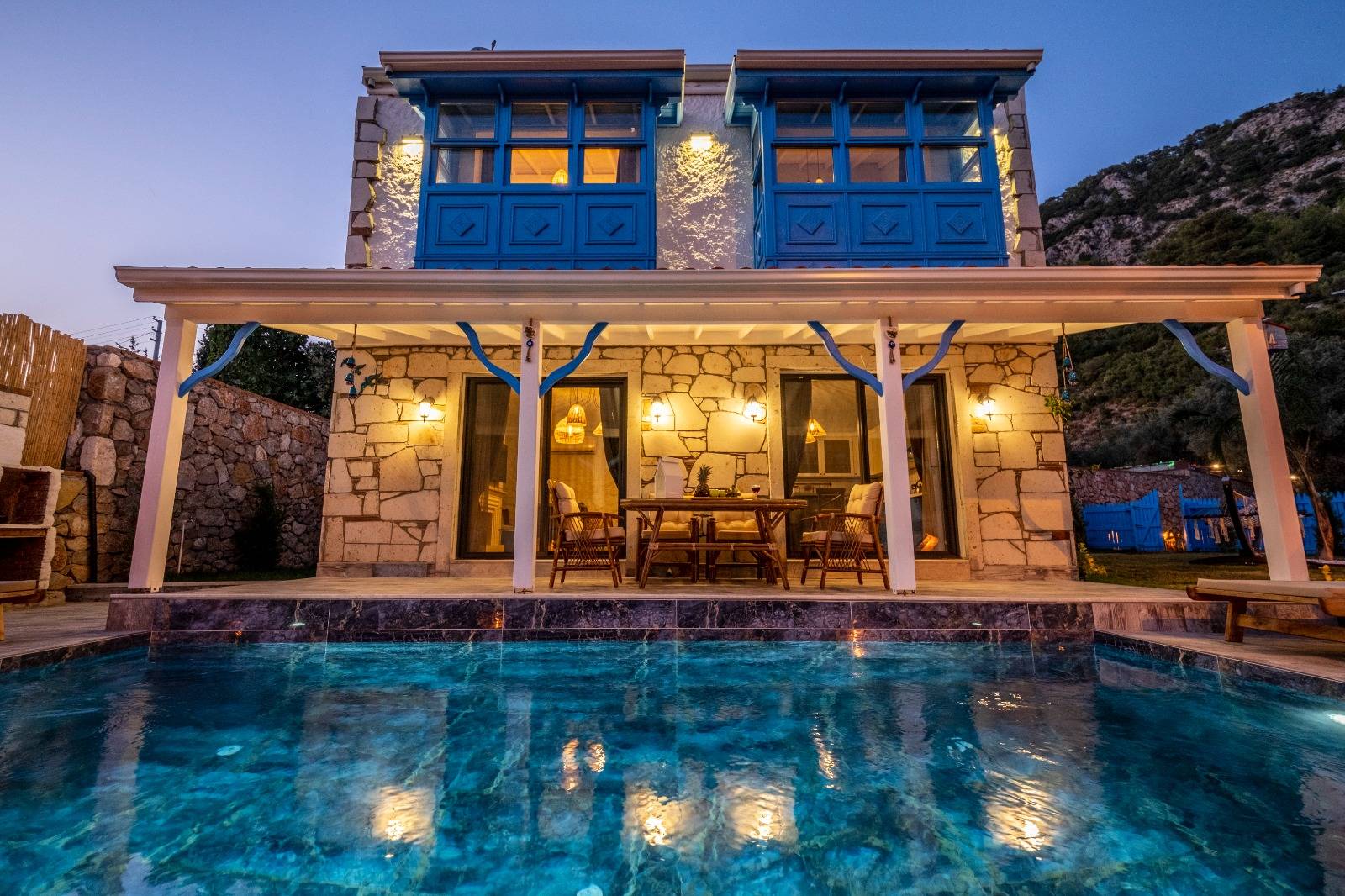 Fethiye Faralya'da Özel Havuzlu, Doğayla İç İçe, Tatil Villası