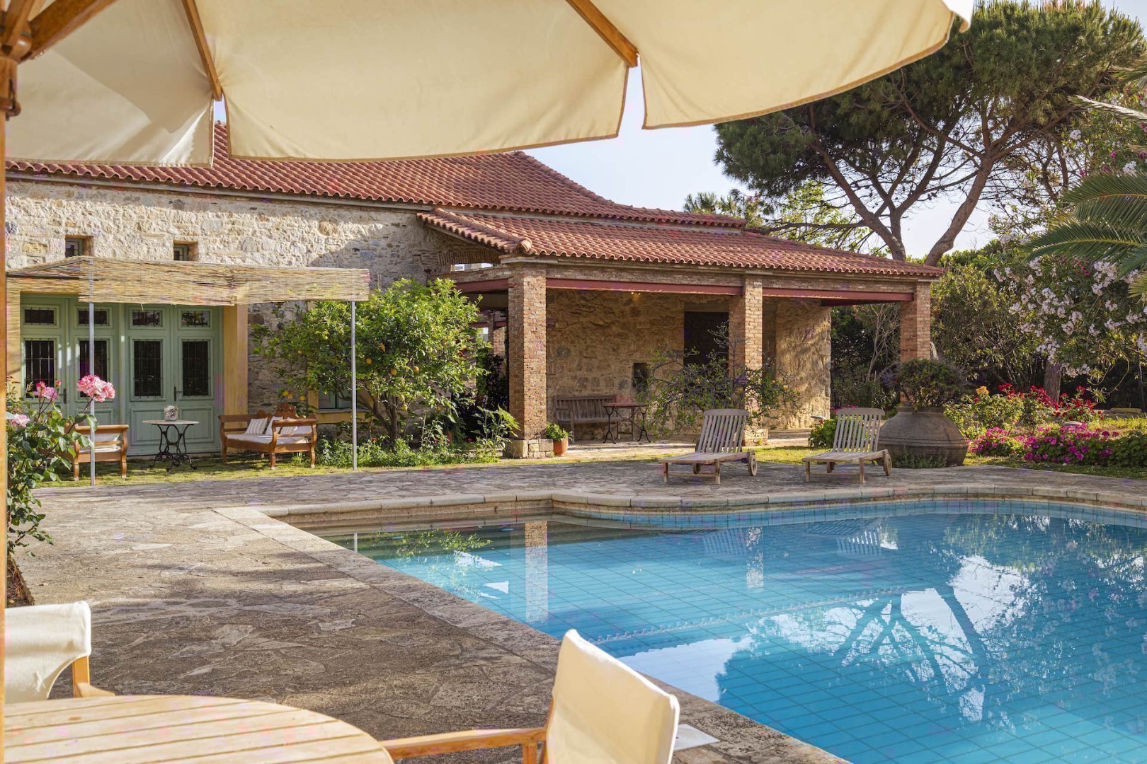 Samos Karlovası'nda Kalabalık Aileler İçin Uygun, Özel Havuzlu, Modern Tasarımlı Villa